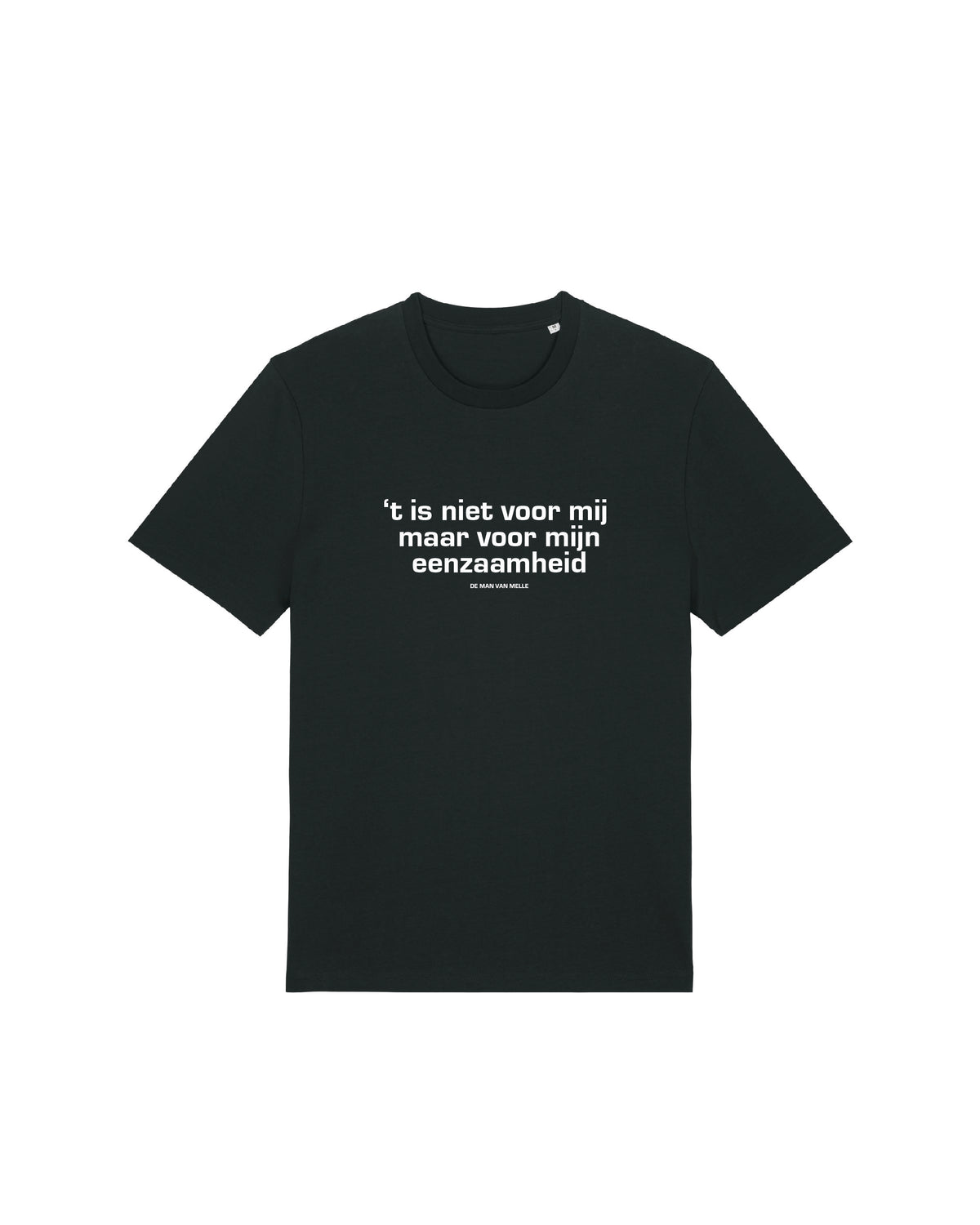Bart De Pauw - Zwarte 'Eenzaamheid' T-Shirt