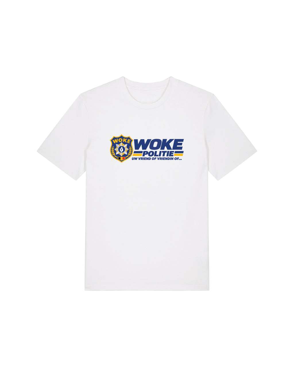 Bart De Pauw - Witte 'Woke Politie' T-Shirt